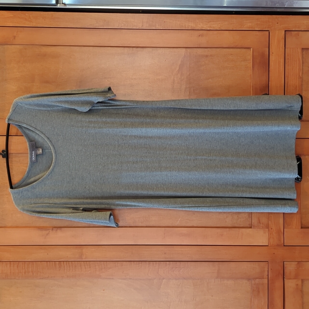 New Donna Ricco Gray Dress Small